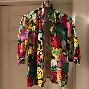 Tropical 3quarter sleeve blazer